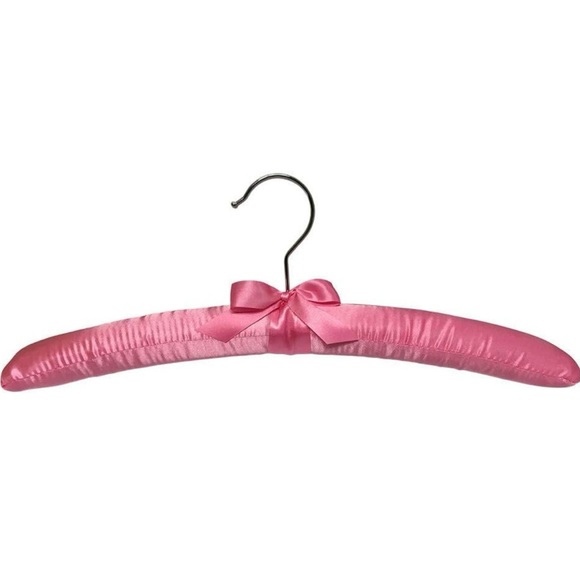 Richards 6 PCS 15" Satin Padded wood hangers Dress Lingerie Bridal Clothes - Picture 5 of 6